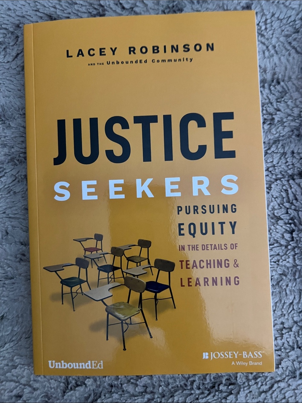 5/$10 item Justice Seekers paperback book - Yellow cover